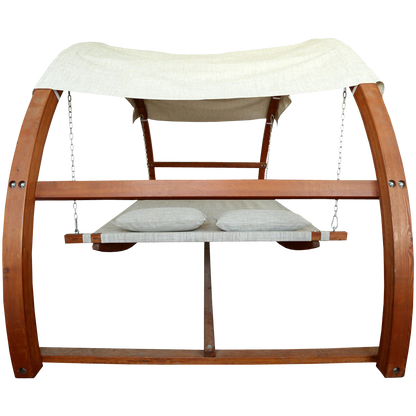 Leisure Season SBWC402 Swing Bed with Canopy