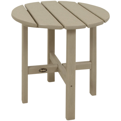 Trex Outdoor Furniture Cape Cod Round 18-Inch Side Table